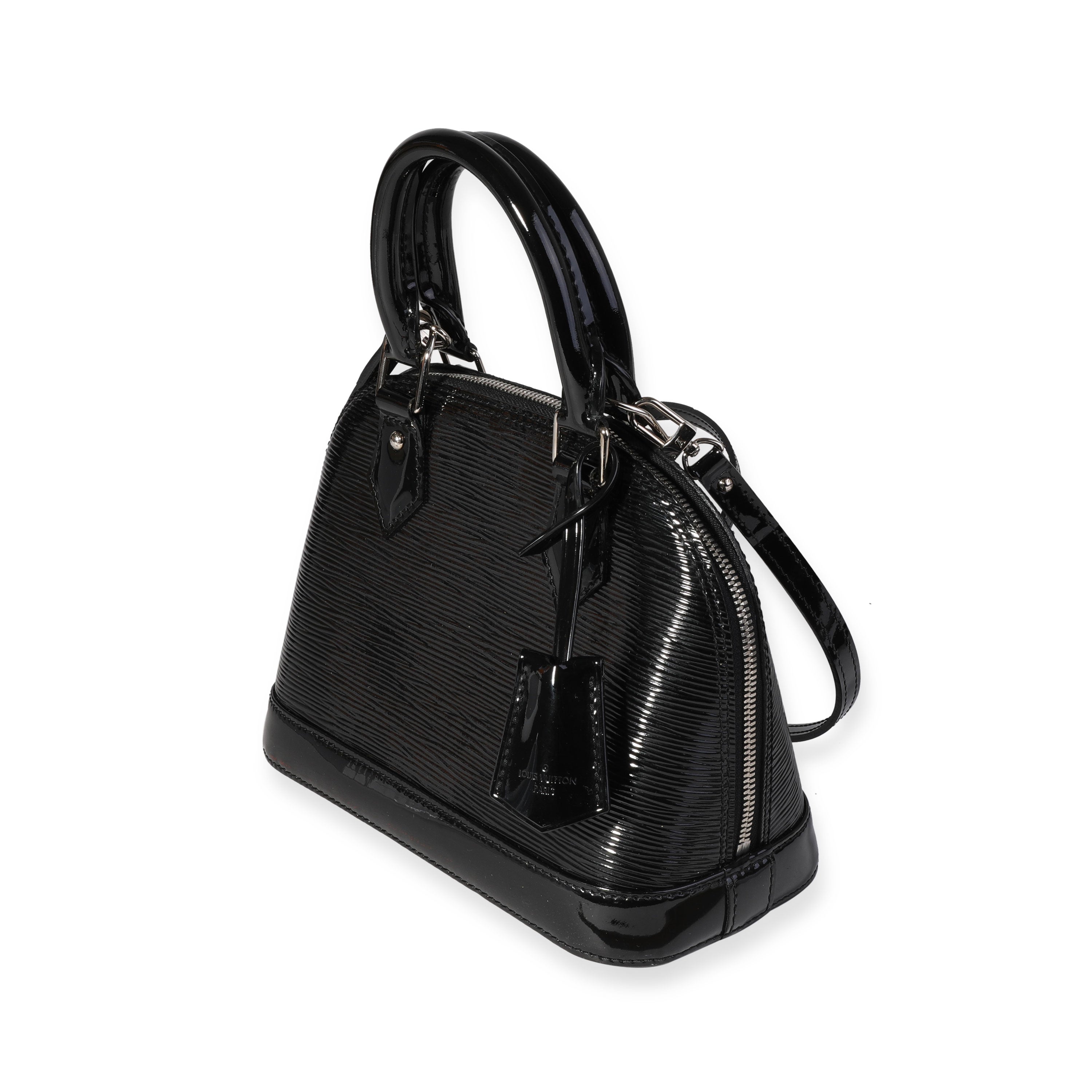 Louis Vuitton Louis Vuitton Black Electric Epi Alma BB