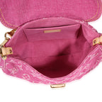 Louis Vuitton Louis Vuitton Pink Monogram Denim Pleaty Bag