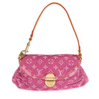 Louis Vuitton Louis Vuitton Pink Monogram Denim Pleaty Bag