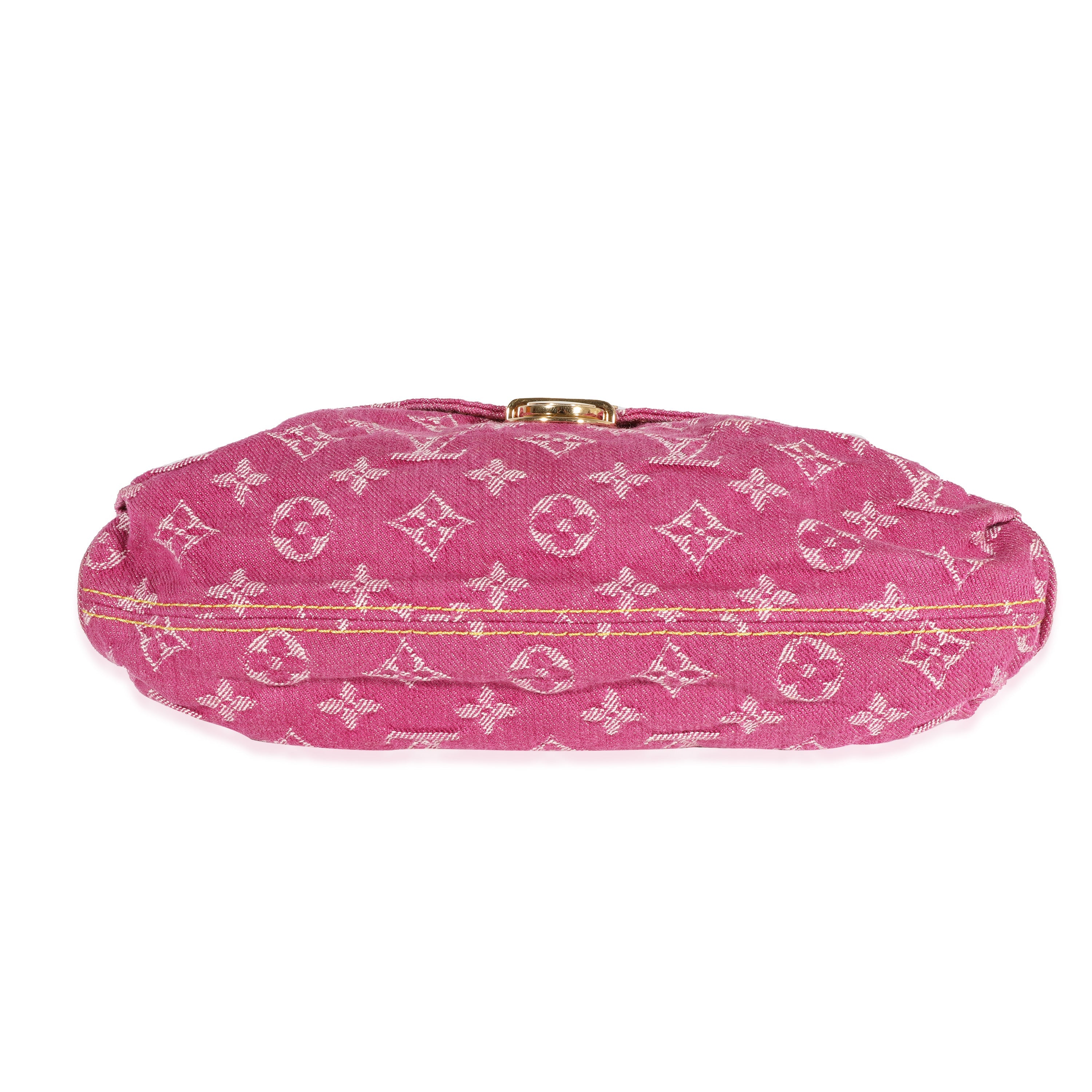 Louis Vuitton Louis Vuitton Pink Monogram Denim Pleaty Bag