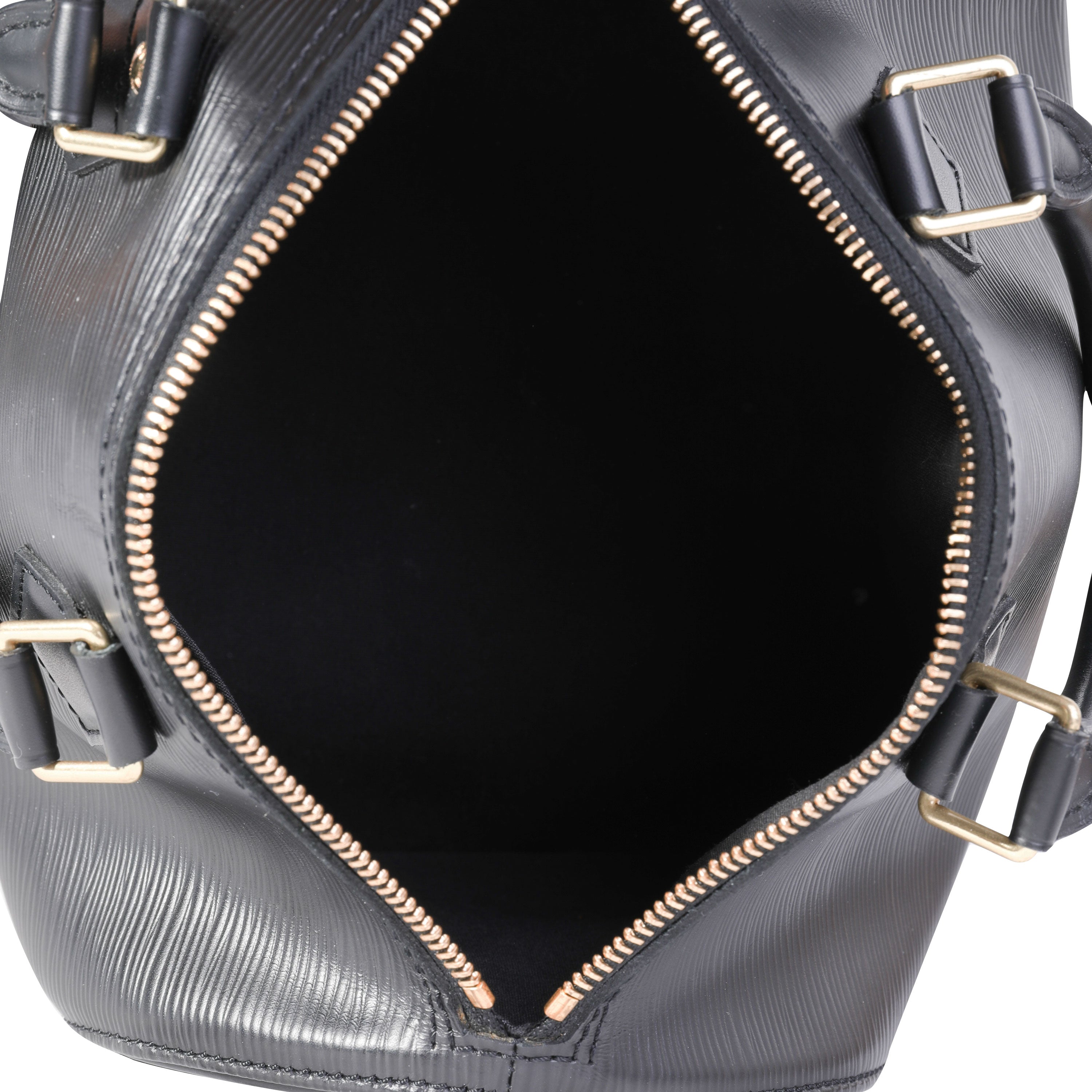 Louis Vuitton Louis Vuitton Black Epi Leather Speedy 25
