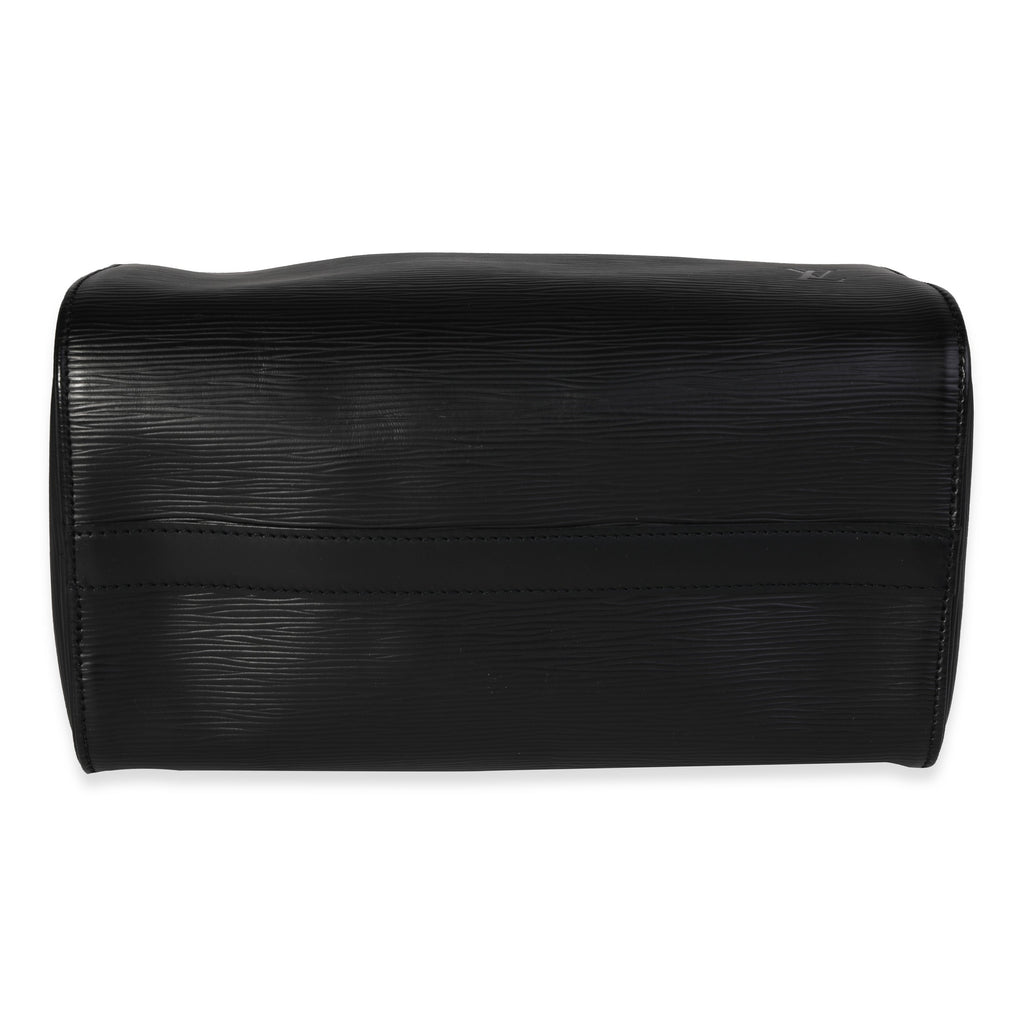 Louis Vuitton Louis Vuitton Black Epi Leather Speedy 25