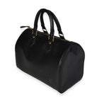 Louis Vuitton Louis Vuitton Black Epi Leather Speedy 25