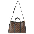 Louis Vuitton Louis Vuitton Monogram Canvas & Black Leather Soufflot MM
