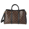Louis Vuitton Louis Vuitton Monogram Canvas & Black Leather Soufflot MM