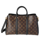Louis Vuitton Louis Vuitton Monogram Canvas & Black Leather Soufflot MM