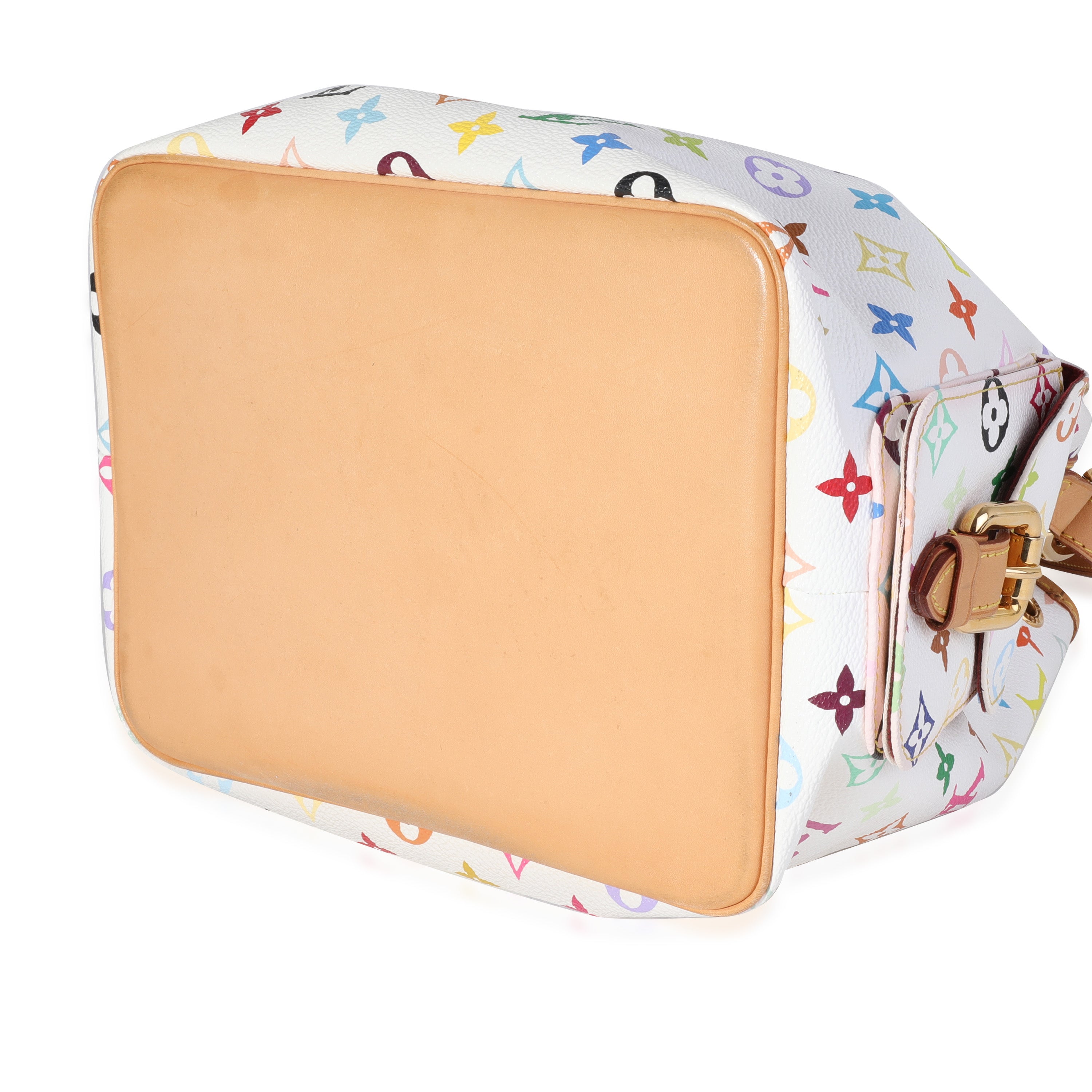 Louis Vuitton Louis Vuitton x Takashi Murakami White Monogram Multicolore Petit Noé