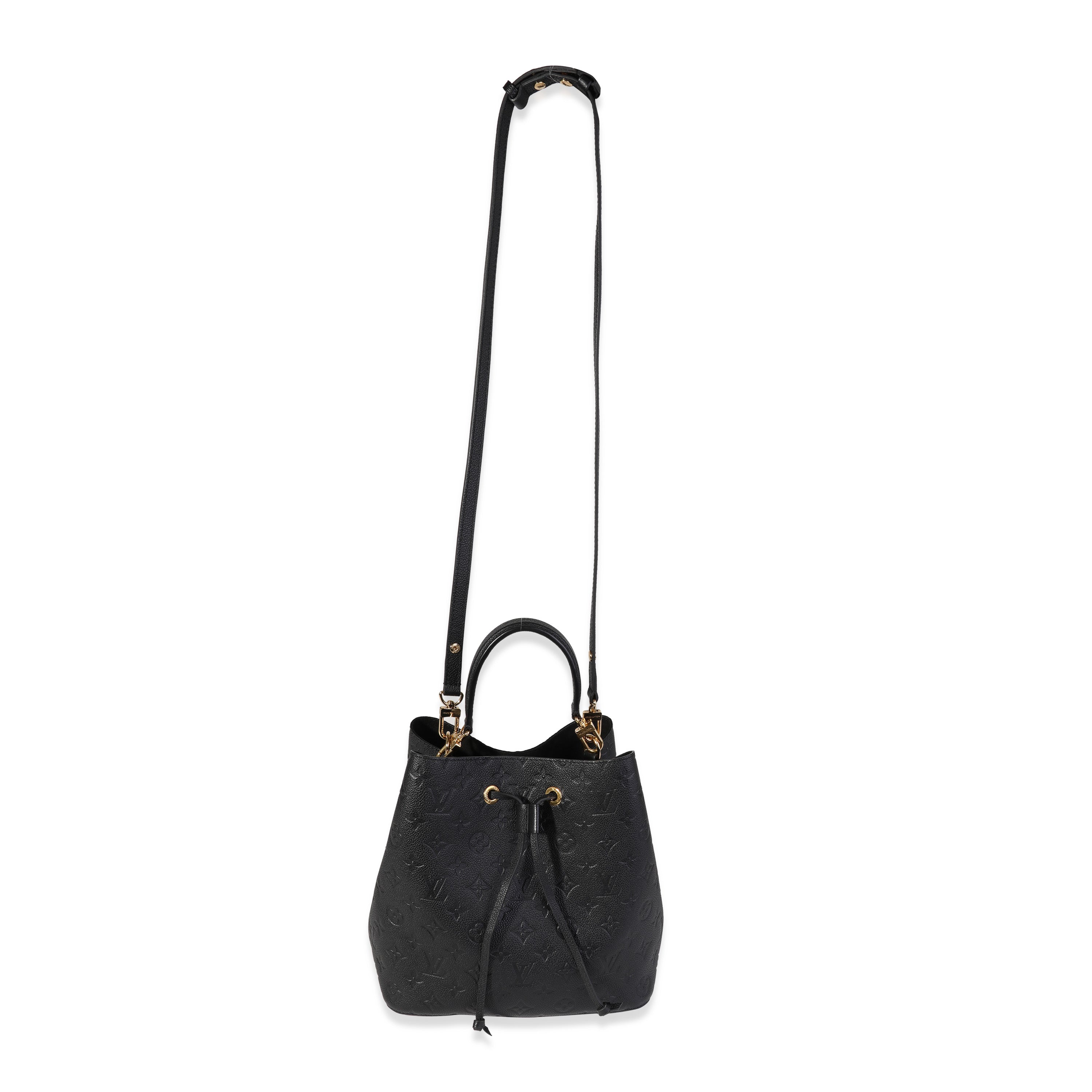 Louis Vuitton Louis Vuitton Black Monogram Empreinte NéoNoé