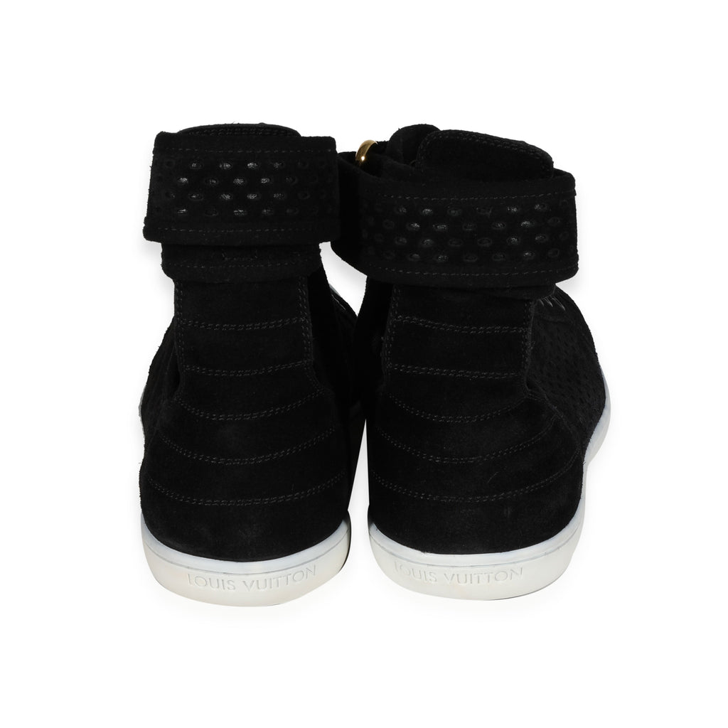 Louis Vuitton Louis Vuitton -  Louis Vuitton Wmns Suede High Black (39.5 EUR)