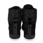 Louis Vuitton Louis Vuitton -  Louis Vuitton Wmns Monogram Sneaker Wedge Black Suede (39.5 E