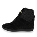 Louis Vuitton Louis Vuitton -  Louis Vuitton Wmns Monogram Sneaker Wedge Black Suede (39.5 E