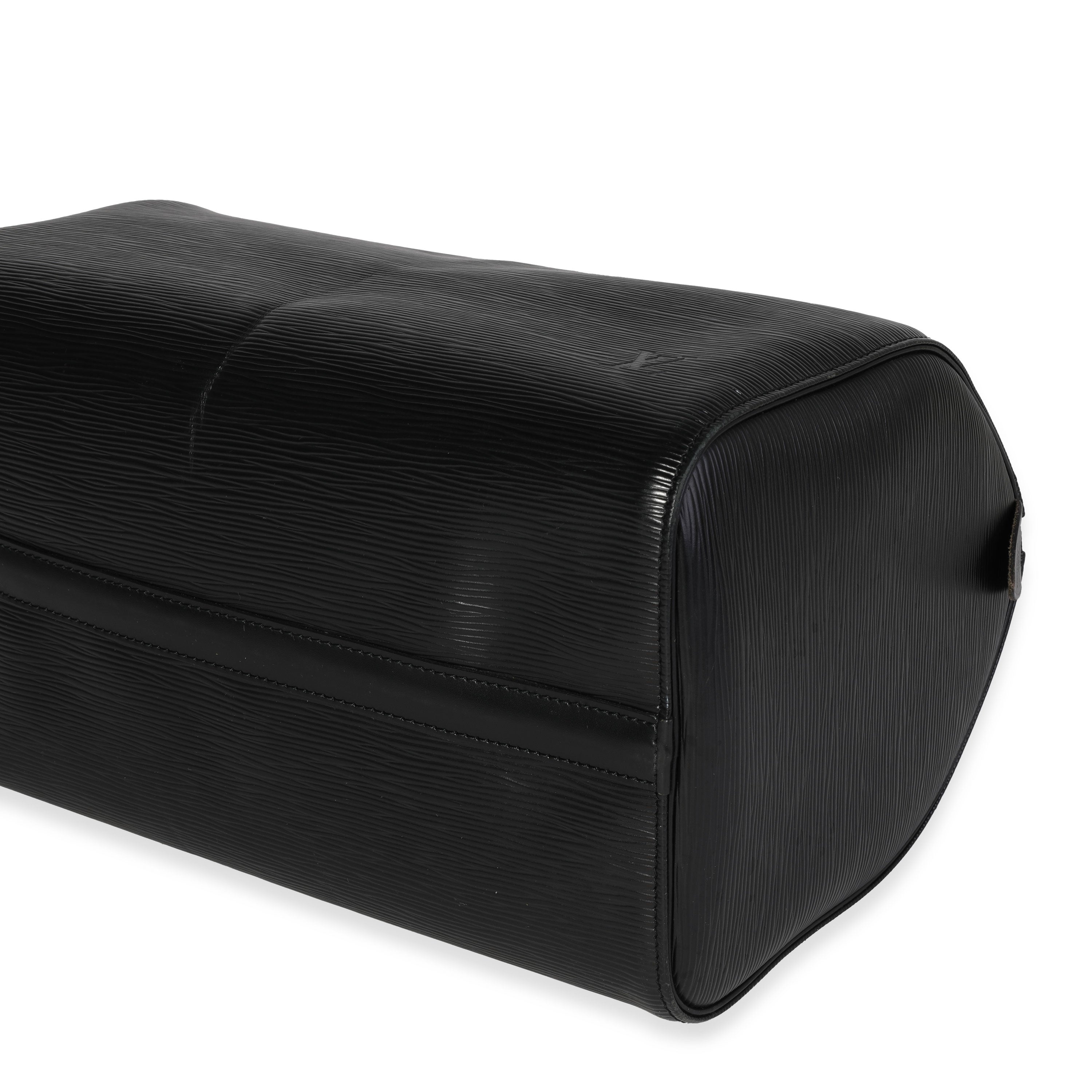 Louis Vuitton Louis Vuitton Black Epi Leather Speedy 30