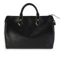 Louis Vuitton Louis Vuitton Black Epi Leather Speedy 30