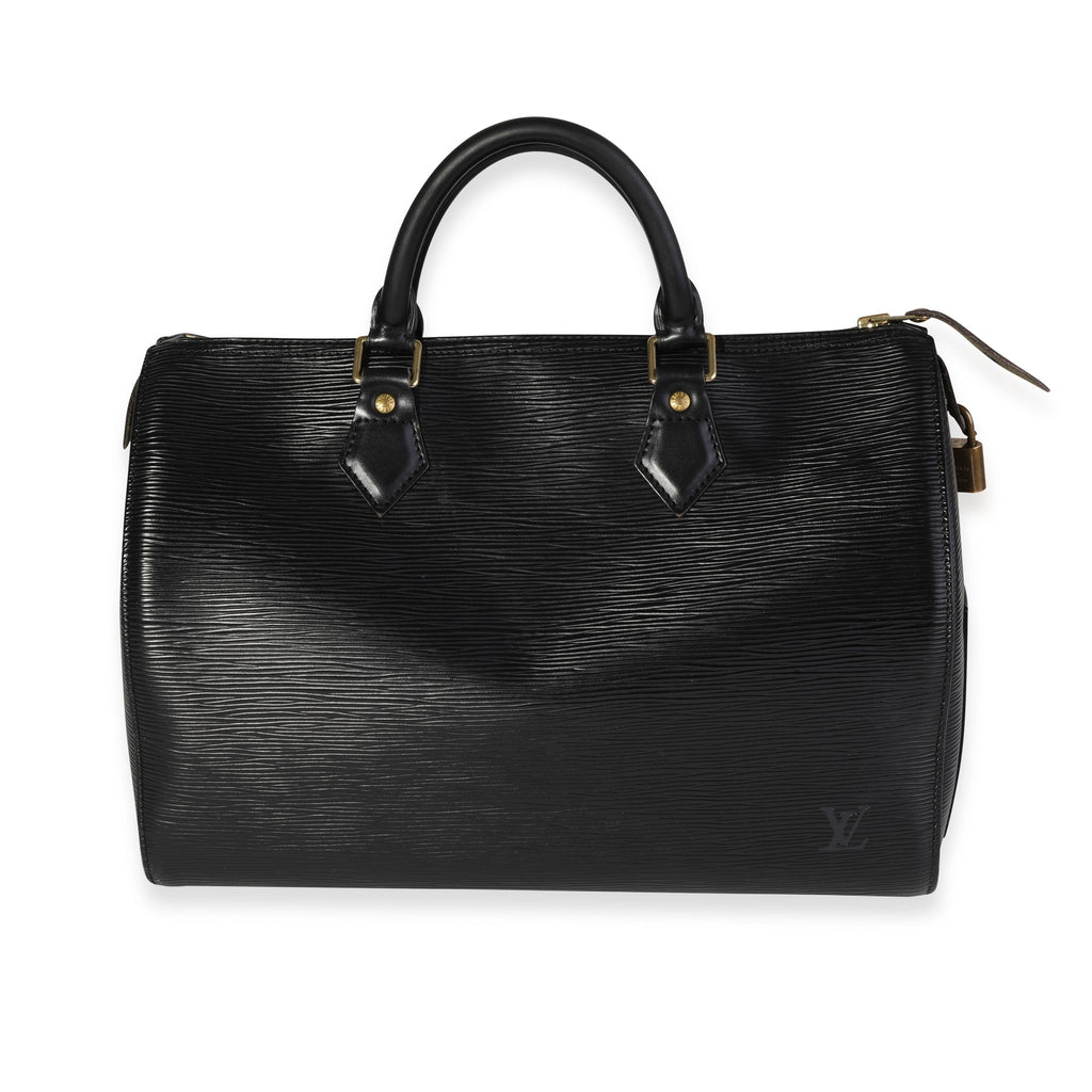Louis Vuitton Louis Vuitton Black Epi Leather Speedy 30