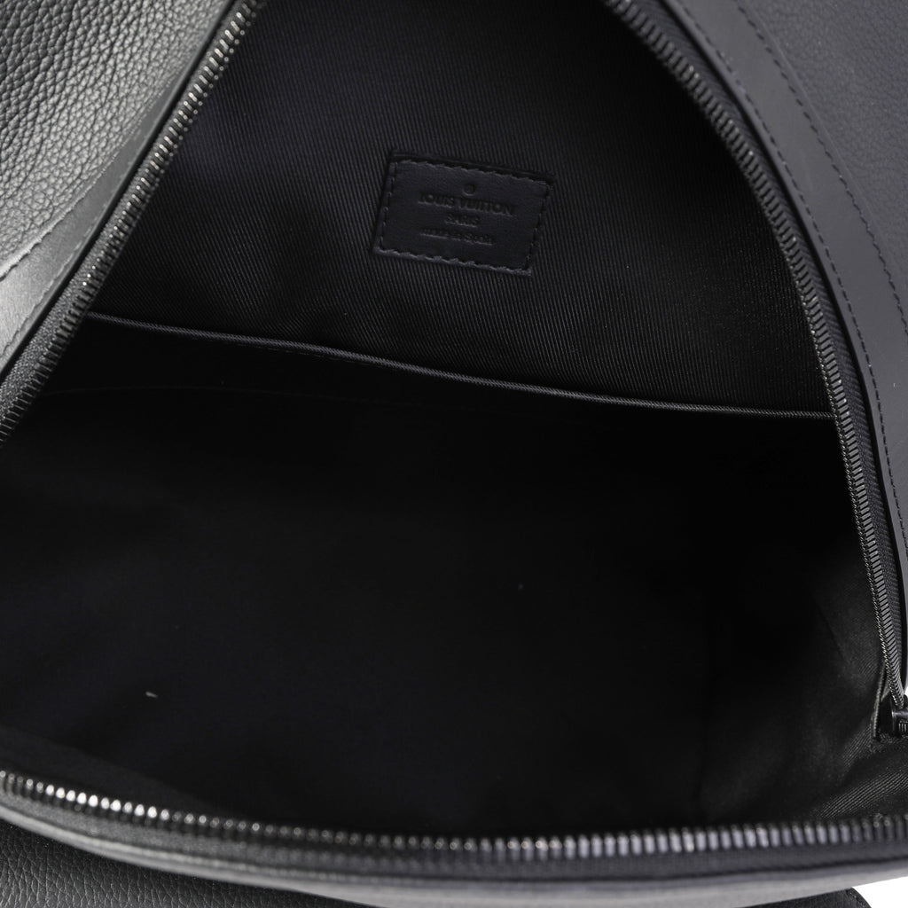 Louis Vuitton Black Aerogram Leather New Backpack
