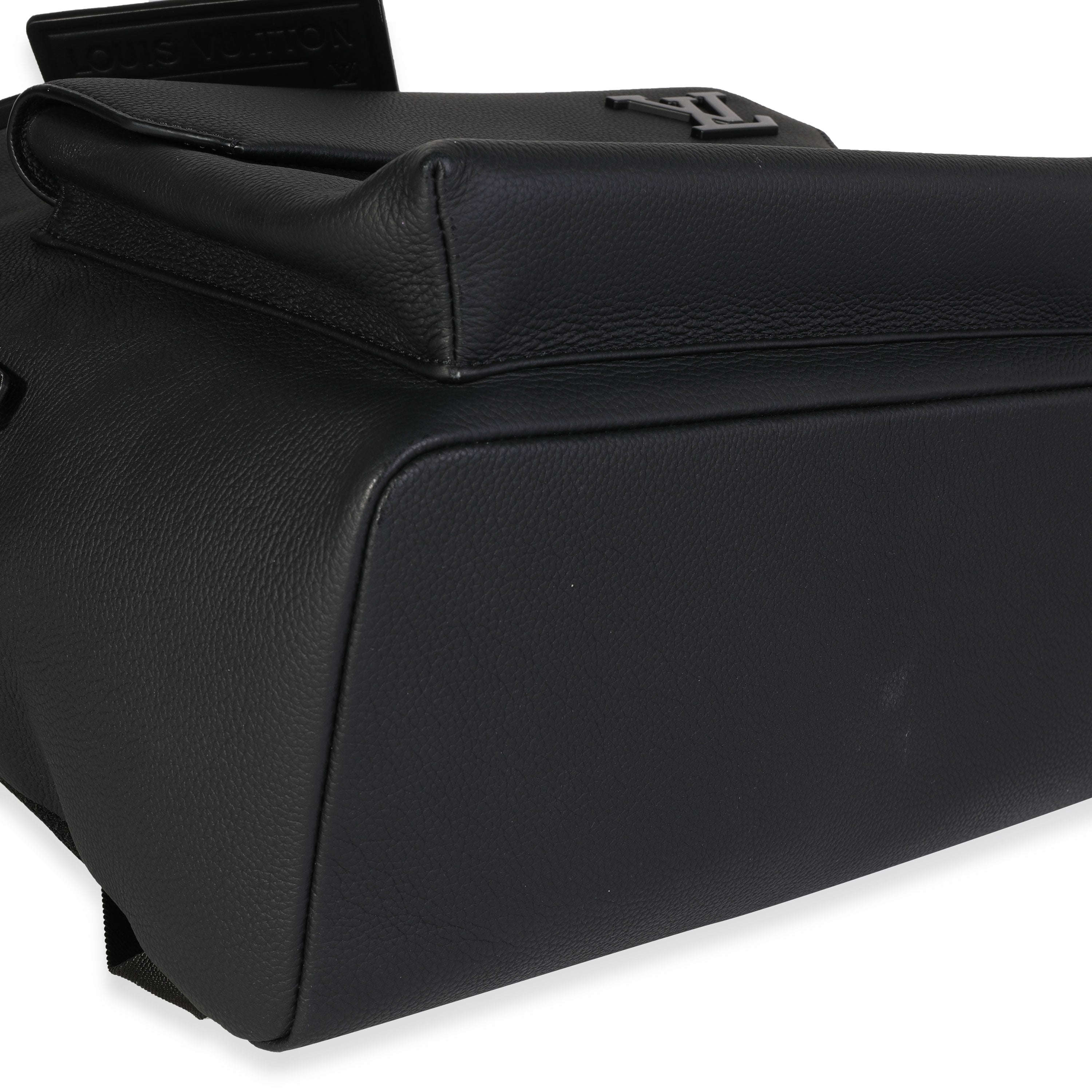 Louis Vuitton Black Aerogram Leather New Backpack