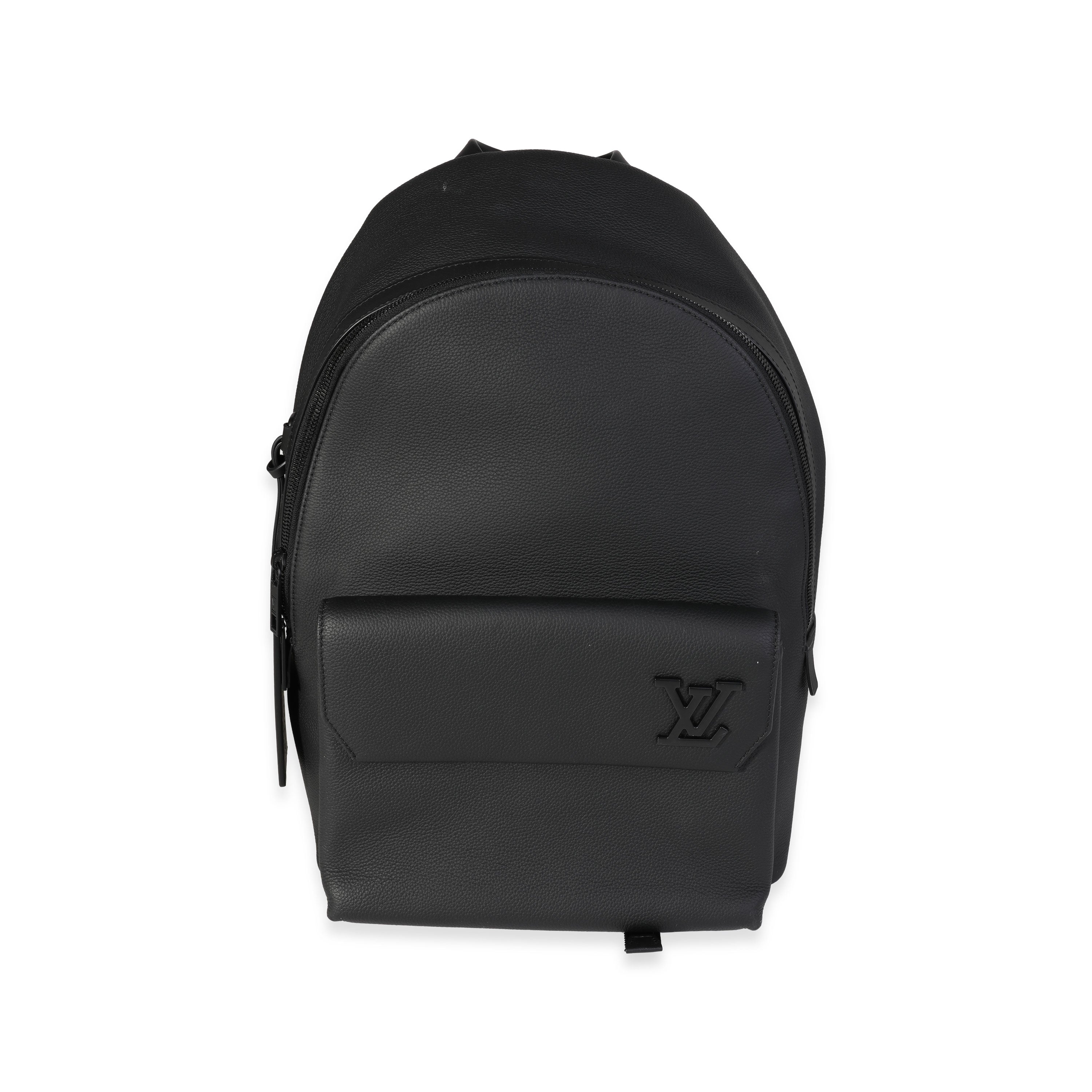 Louis Vuitton Black Aerogram Leather New Backpack