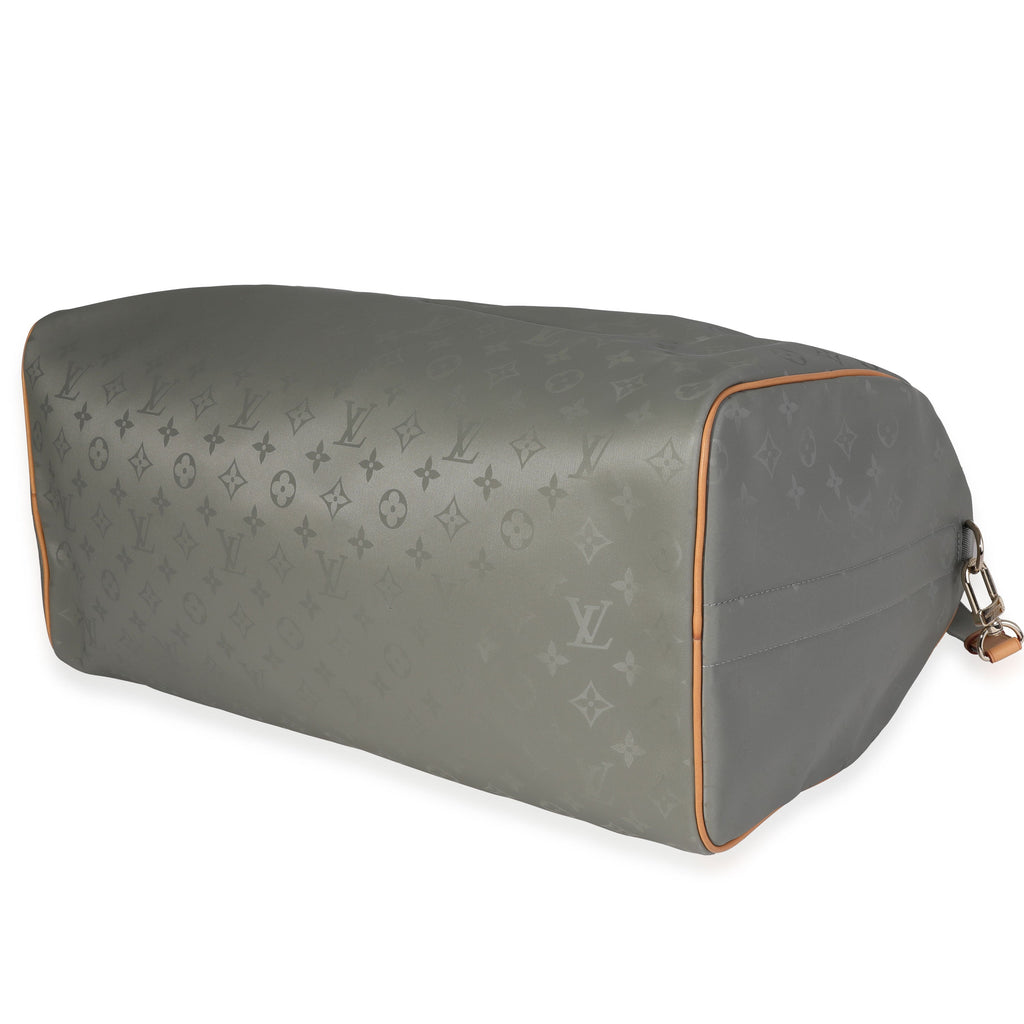 Louis Vuitton Louis Vuitton Monogram Titanium Keepall Bandoulière 50