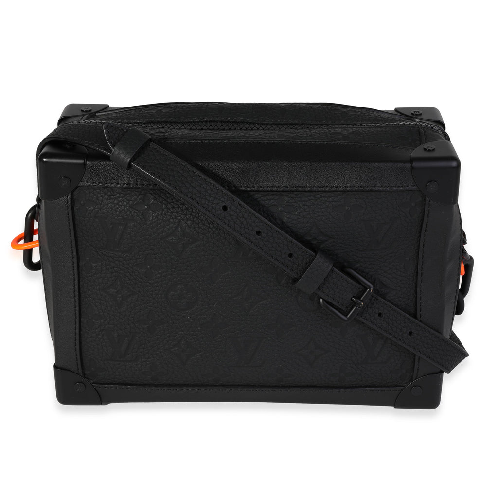 Louis Vuitton Louis Vuitton Black Monogram Taurillon Solar Ray Soft Trunk