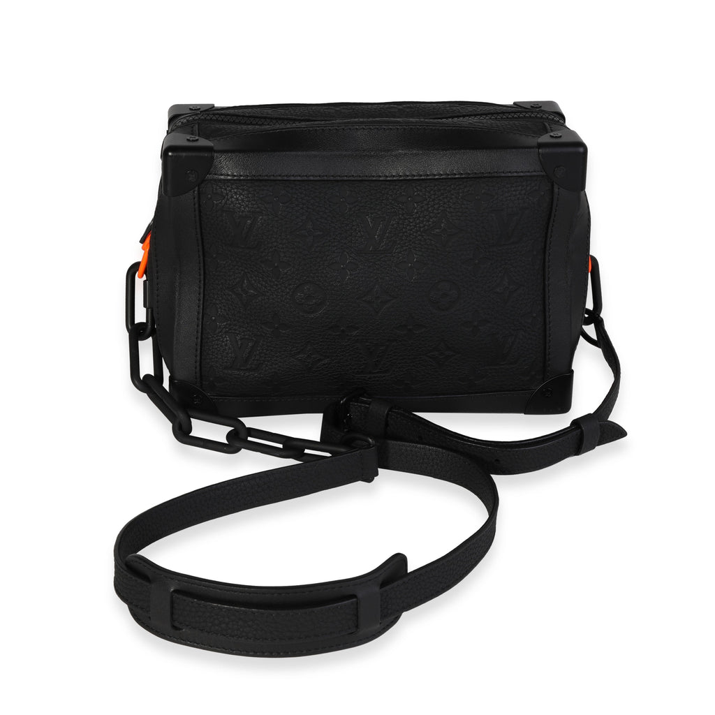 Louis Vuitton Louis Vuitton Black Monogram Taurillon Solar Ray Soft Trunk