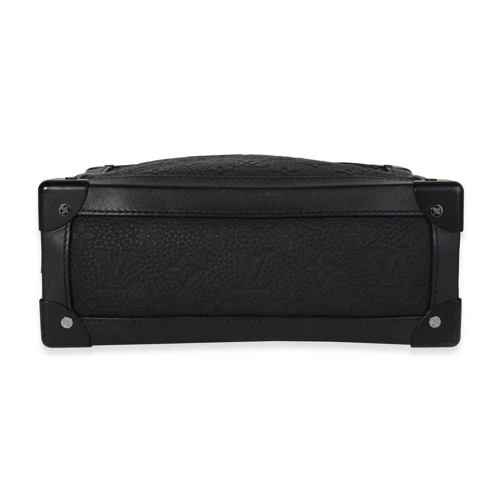 Louis Vuitton Louis Vuitton Black Monogram Taurillon Solar Ray Soft Trunk