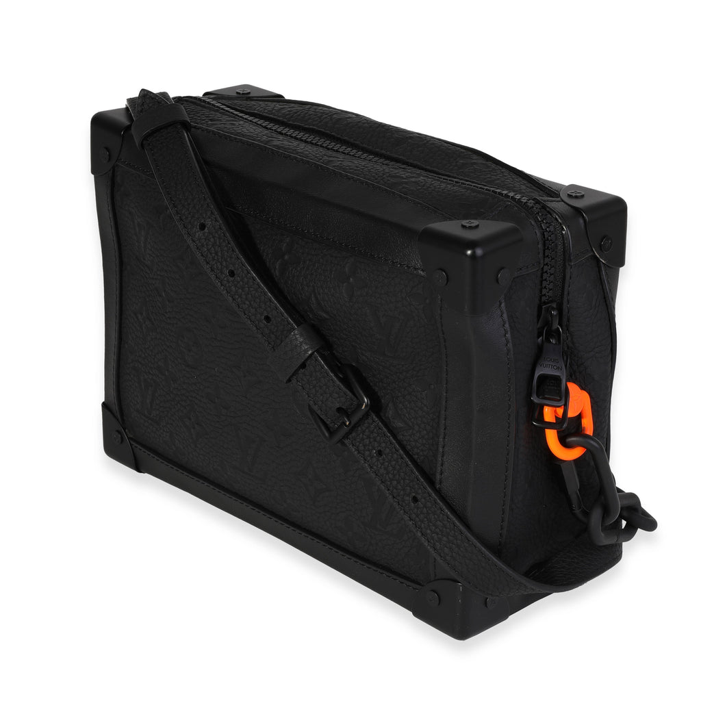 Louis Vuitton Louis Vuitton Black Monogram Taurillon Solar Ray Soft Trunk
