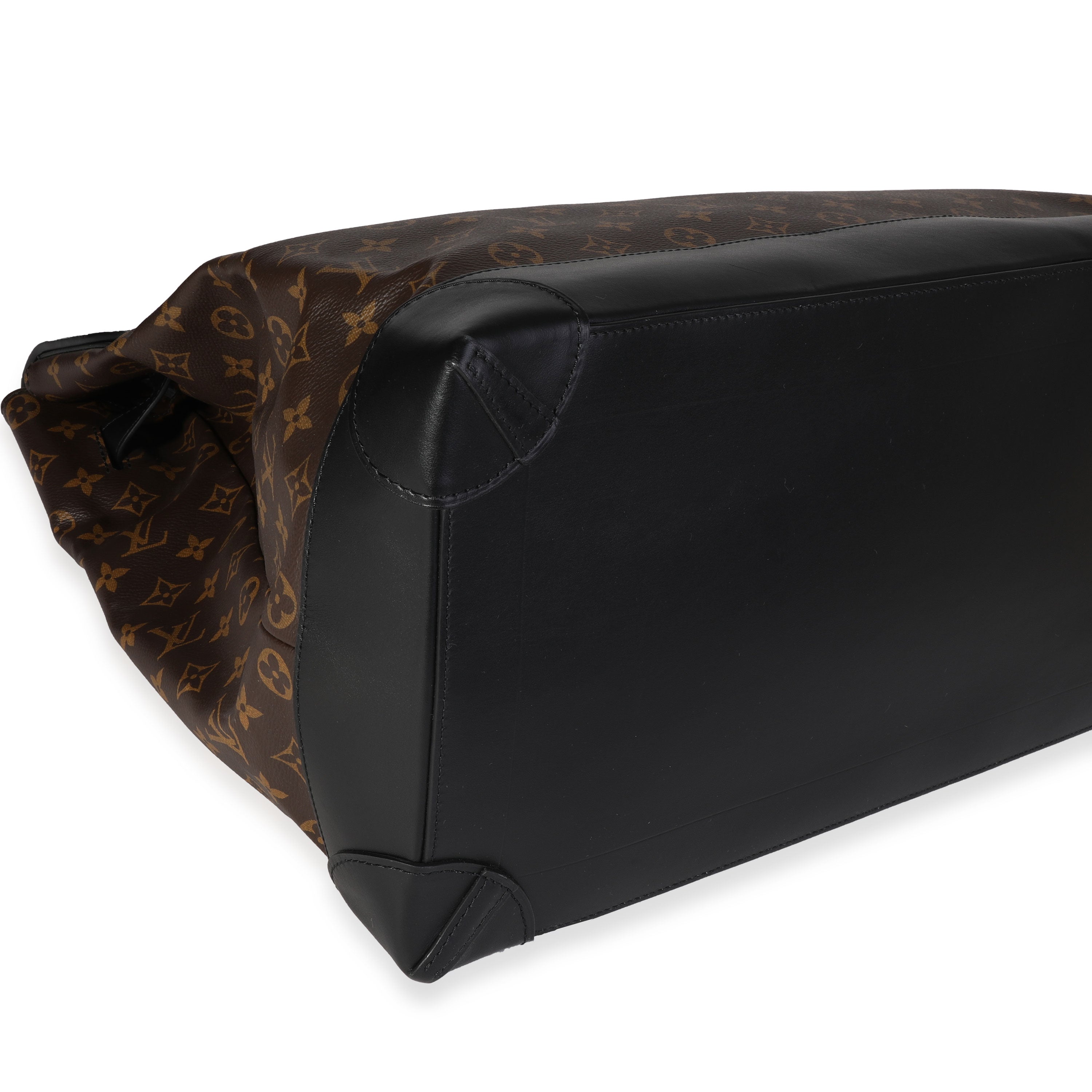 Louis Vuitton Louis Vuitton Monogram Canvas & Black Leather Solar Ray Steamer Bag