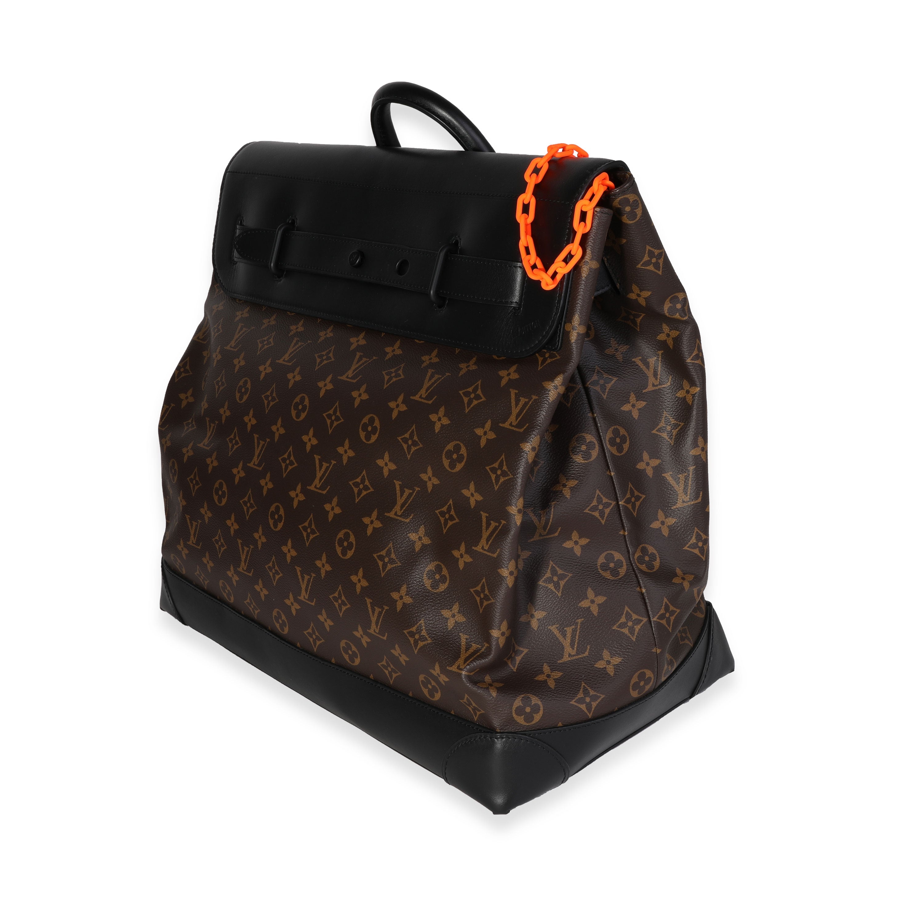 Louis Vuitton Louis Vuitton Monogram Canvas & Black Leather Solar Ray Steamer Bag