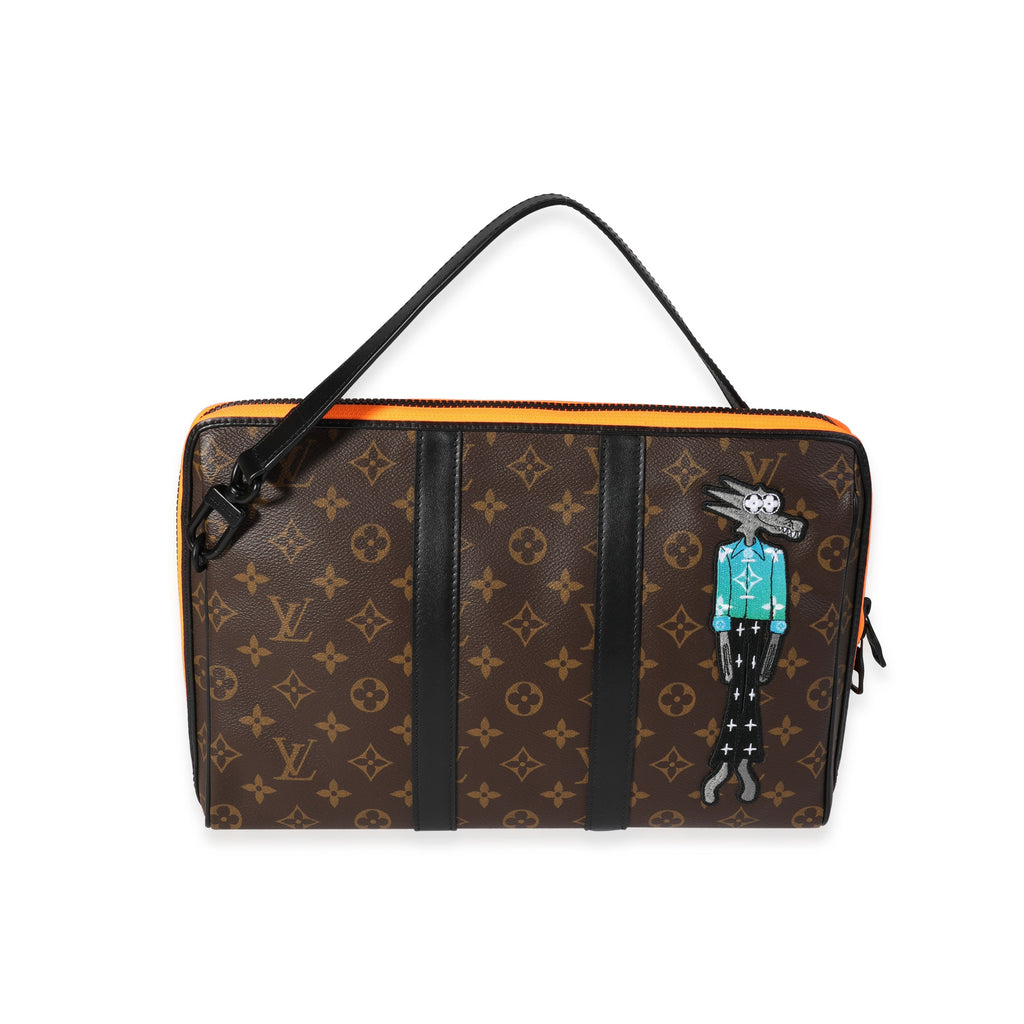 Louis Vuitton Louis Vuitton Monogram Canvas Cartoon Zoom With Friends Keepall Pouch
