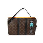 Louis Vuitton Louis Vuitton Monogram Canvas Cartoon Zoom With Friends Keepall Pouch