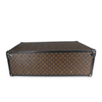 Louis Vuitton Louis Vuitton Monogram Macassar & Black Leather Alzer Trunk 80