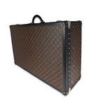 Louis Vuitton Louis Vuitton Monogram Macassar & Black Leather Alzer Trunk 80