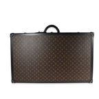 Louis Vuitton Louis Vuitton Monogram Macassar & Black Leather Alzer Trunk 80