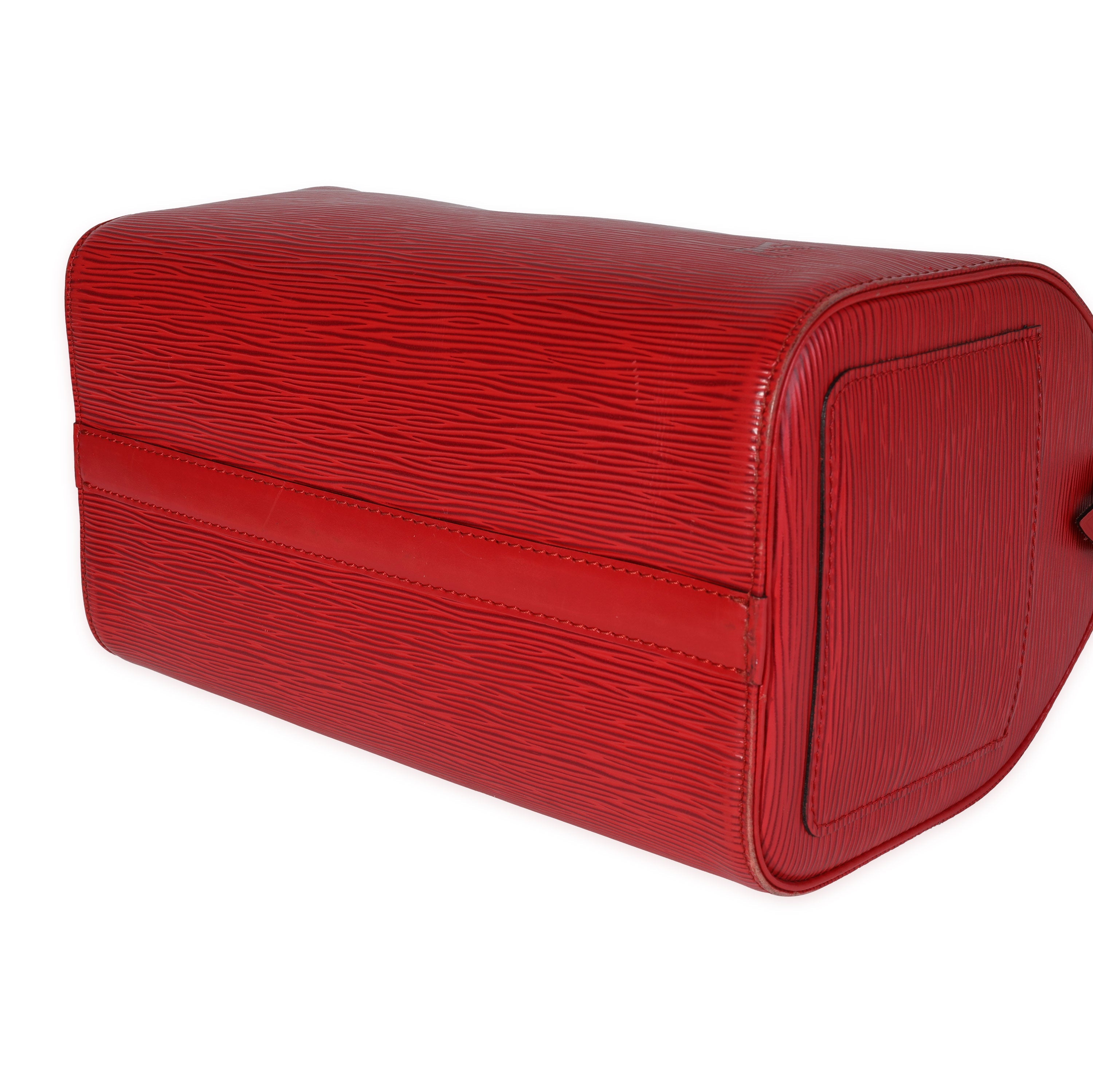 Louis Vuitton Louis Vuitton Red Epi Leather Speedy 25