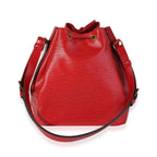 Louis Vuitton Louis Vuitton Red Epi Leather Petit Noé