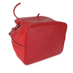 Louis Vuitton Louis Vuitton Red Epi Leather Petit Noé