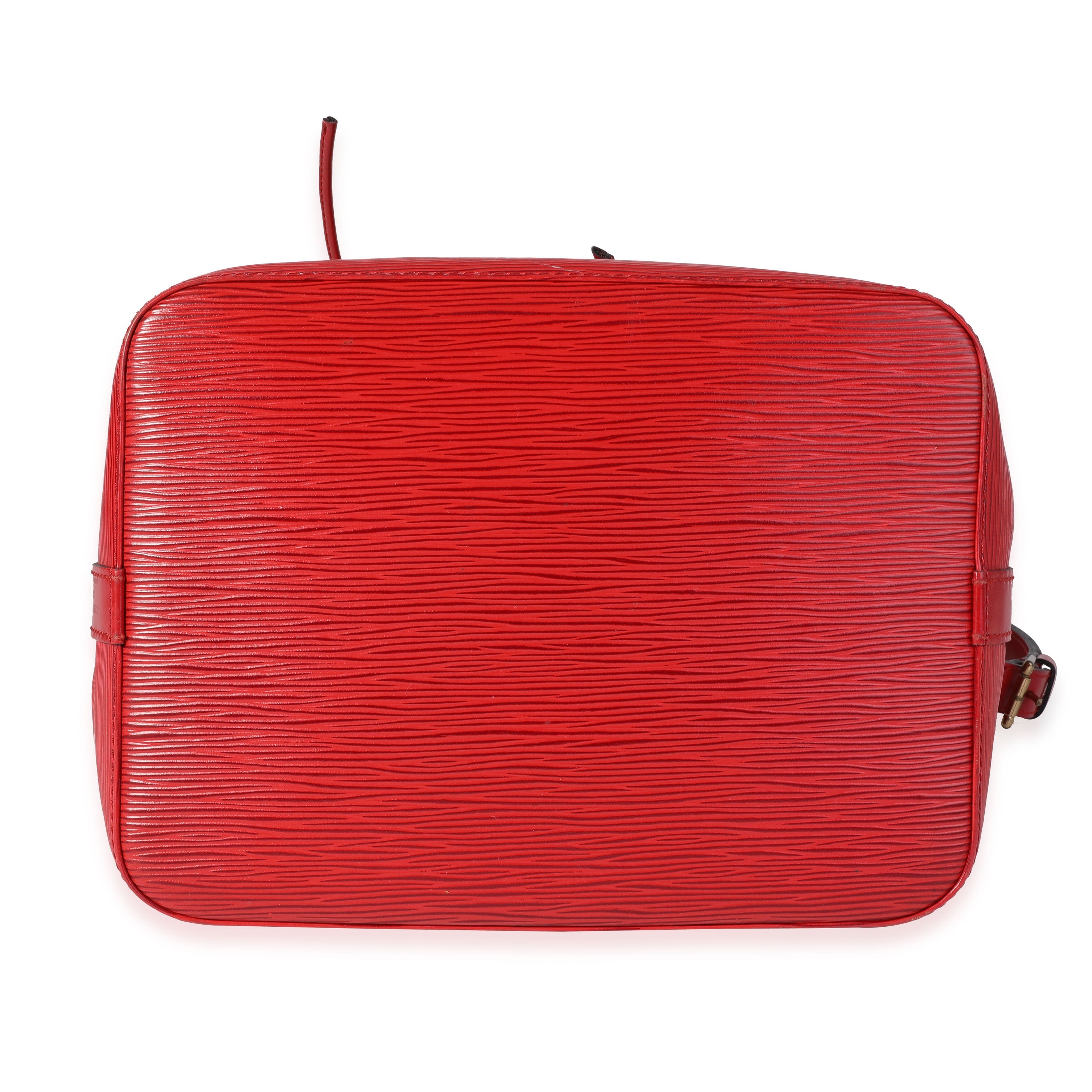 Louis Vuitton Louis Vuitton Red Epi Leather Petit Noé