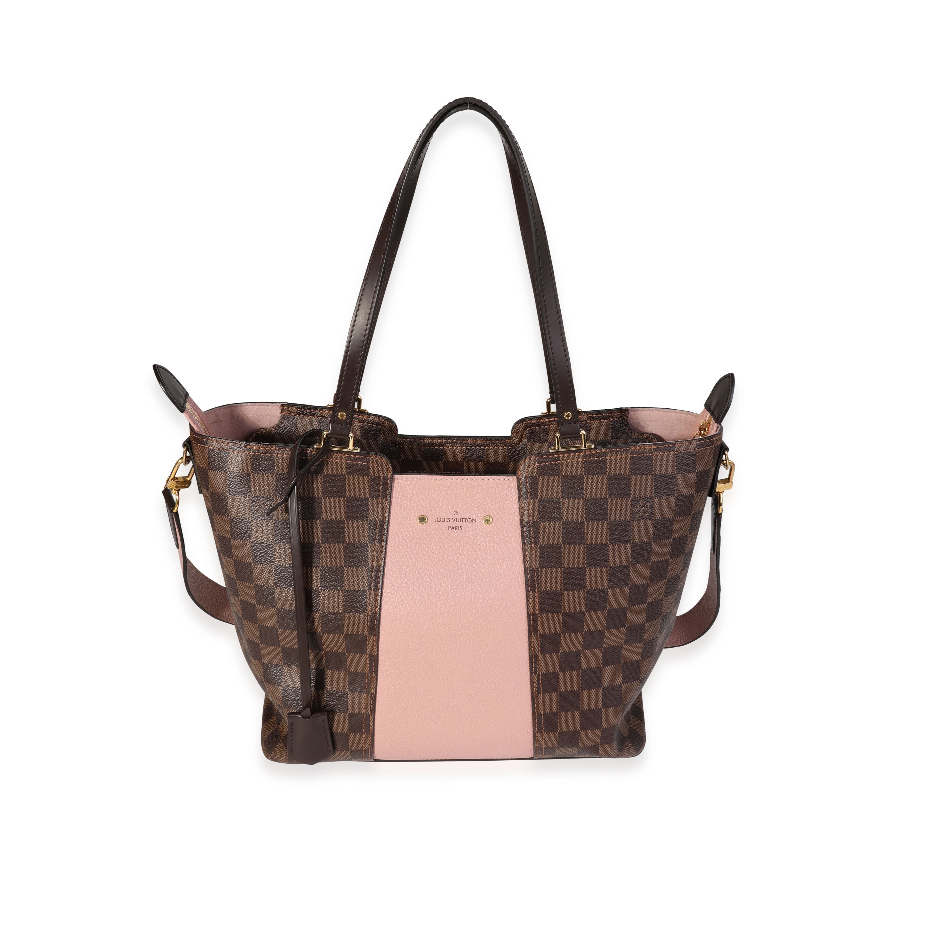 Louis Vuitton Louis Vuitton Damier Ebene & Magnolia Jersey Tote