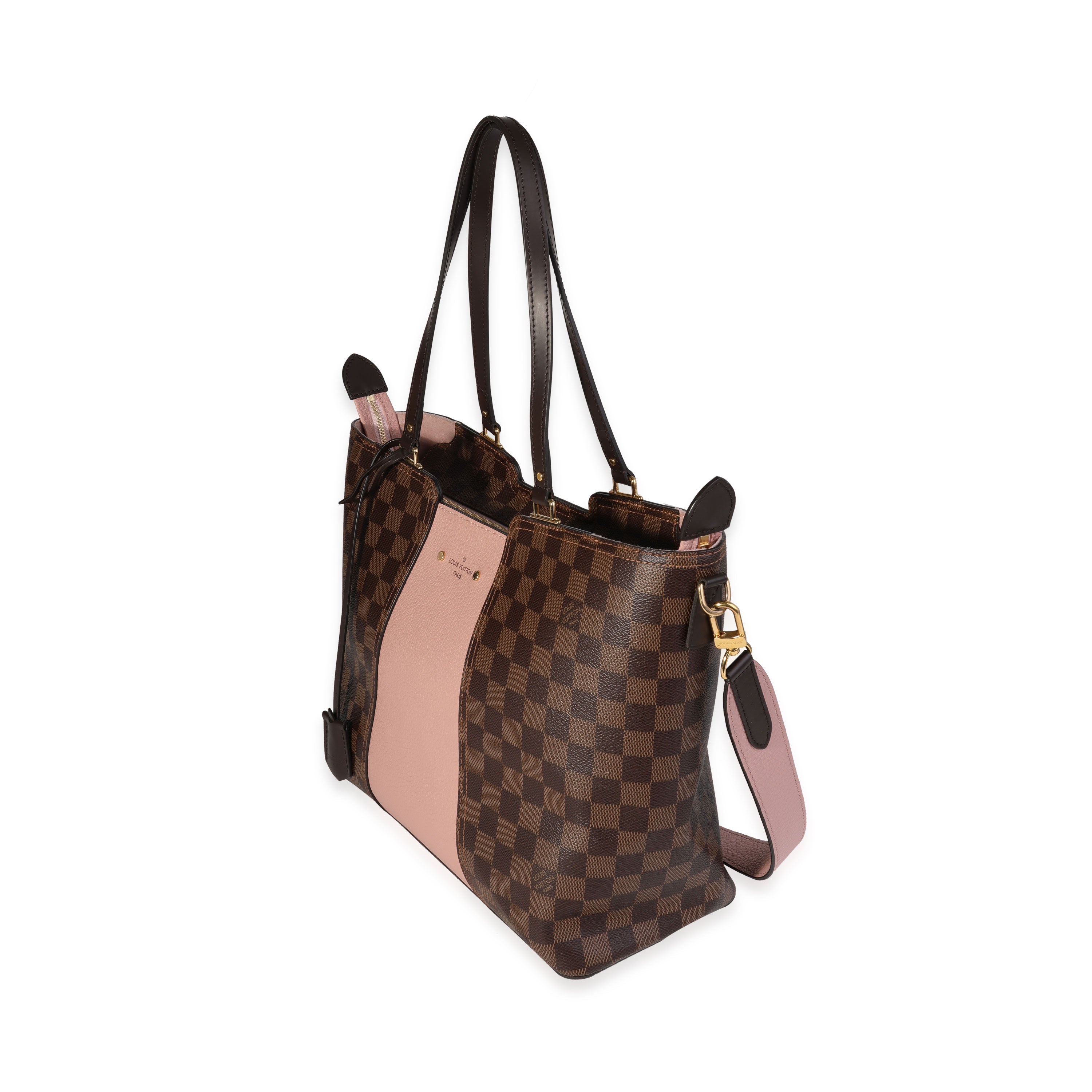 Louis Vuitton Louis Vuitton Damier Ebene & Magnolia Jersey Tote