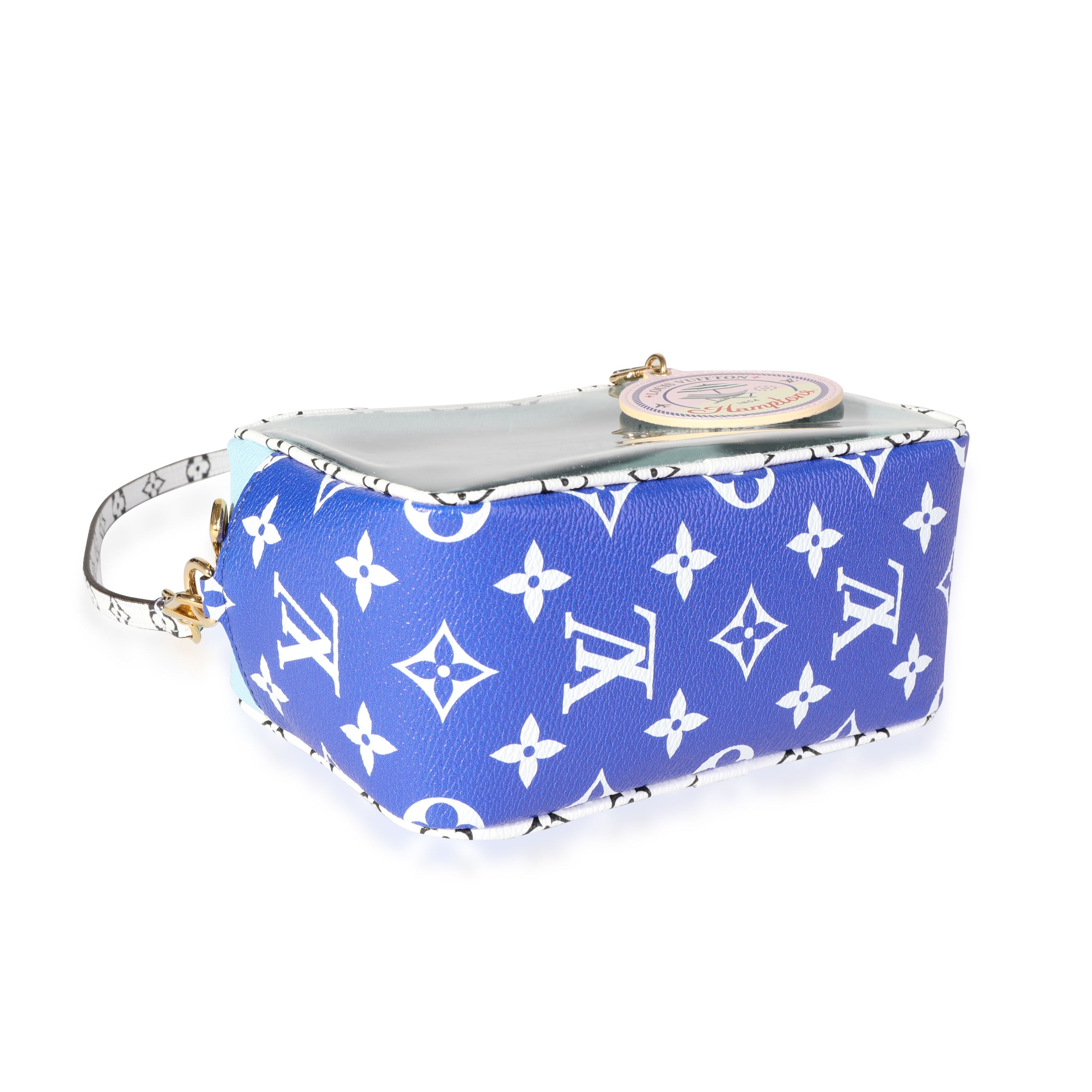 Louis Vuitton Louis Vuitton Blue Monogram Giant & PVC Hamptons Beach Pouch