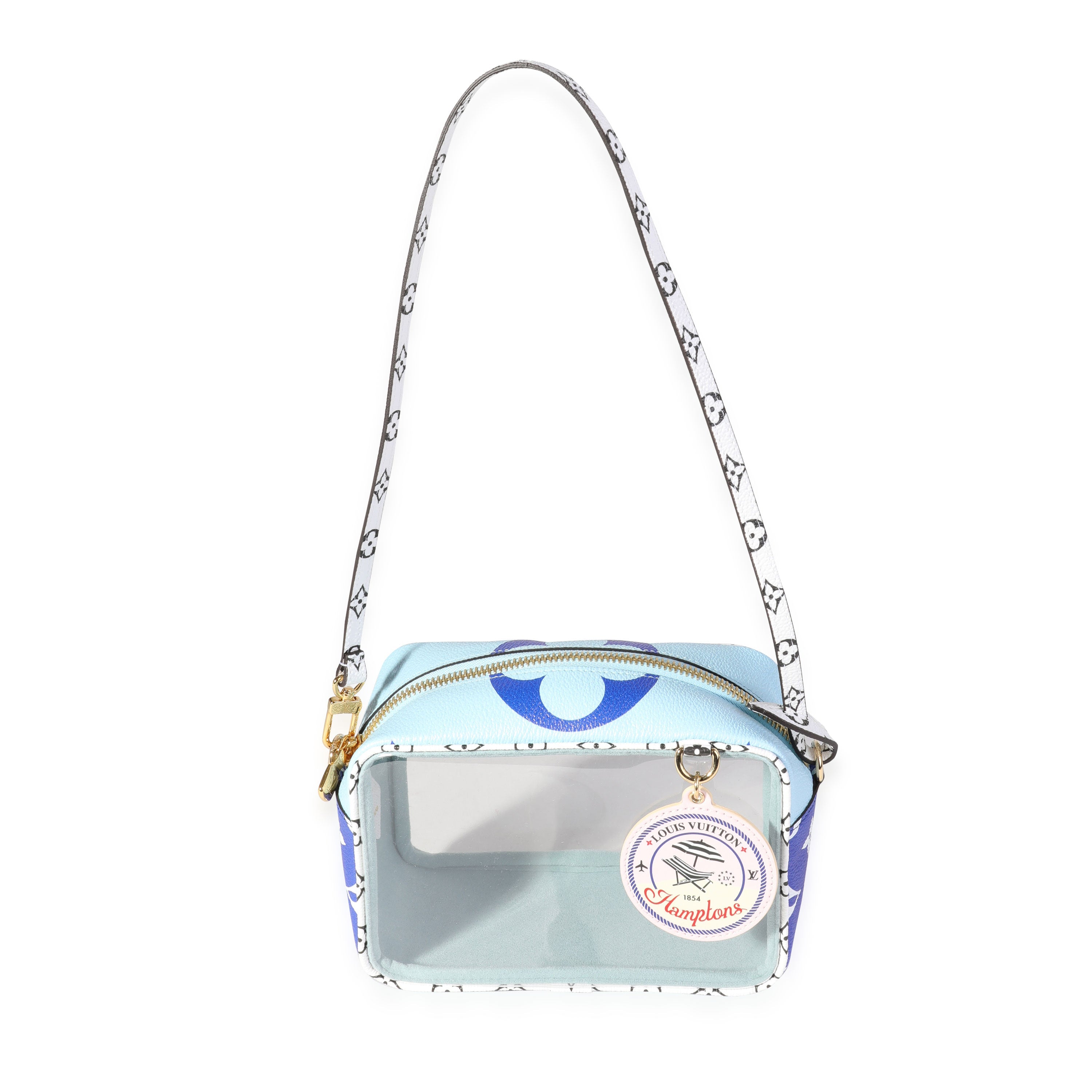 Louis Vuitton Louis Vuitton Blue Monogram Giant & PVC Hamptons Beach Pouch