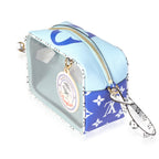 Louis Vuitton Louis Vuitton Blue Monogram Giant & PVC Hamptons Beach Pouch