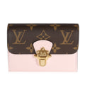 Louis Vuitton Louis Vuitton Monogram Canvas & Rose Ballerine Vernis Cherrywood Wallet