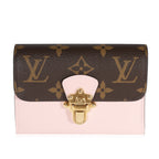 Louis Vuitton Louis Vuitton Monogram Canvas & Rose Ballerine Vernis Cherrywood Wallet