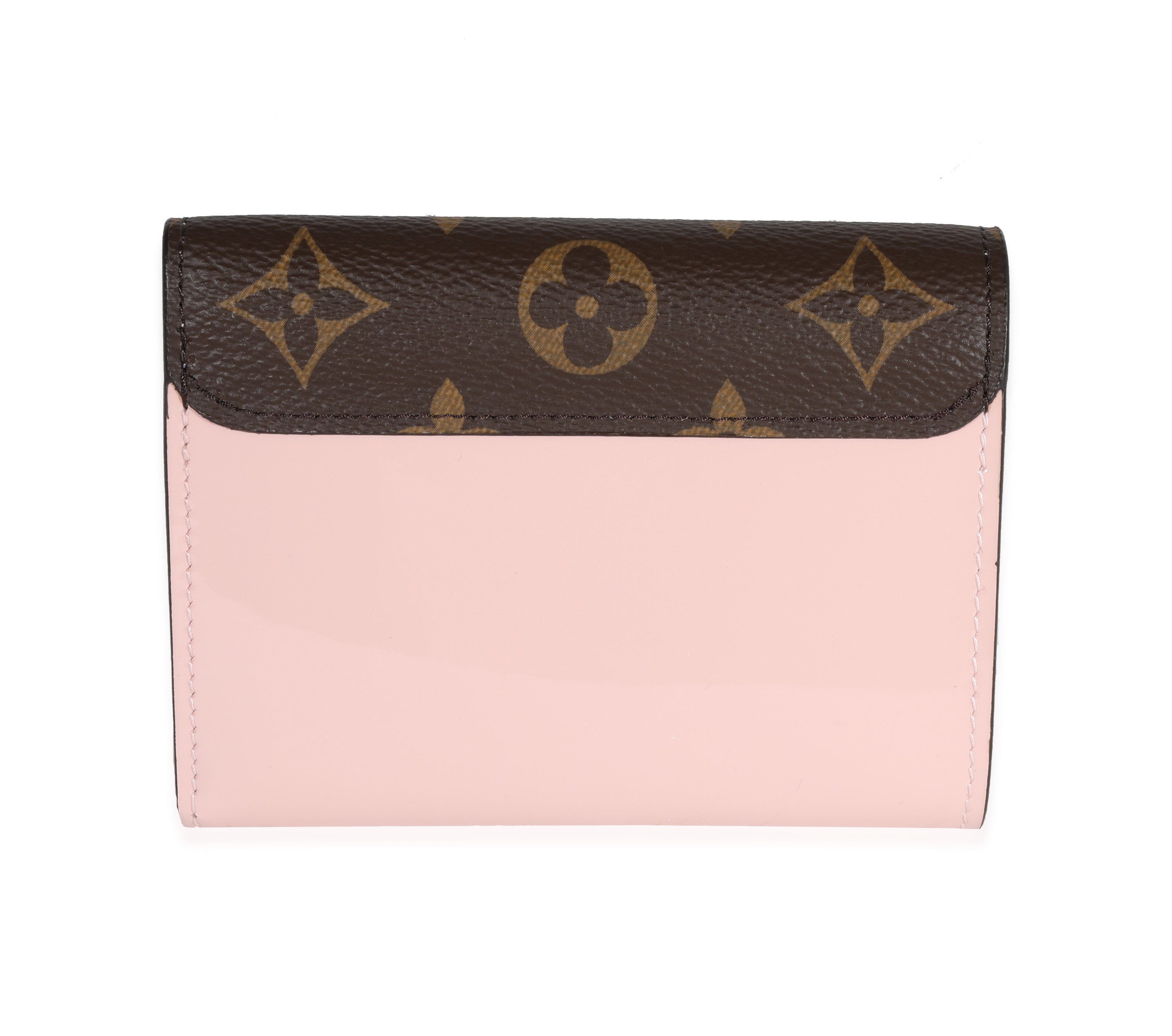 Louis Vuitton Louis Vuitton Monogram Canvas & Rose Ballerine Vernis Cherrywood Wallet