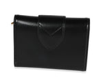 Louis Vuitton Louis Vuitton Black Smooth Calfskin Pont 9 Compact Wallet