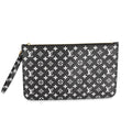 Louis Vuitton Louis Vuitton Black & White Monogram Canvas Neverfull Pochette
