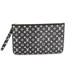 Louis Vuitton Louis Vuitton Black & White Monogram Canvas Neverfull Pochette