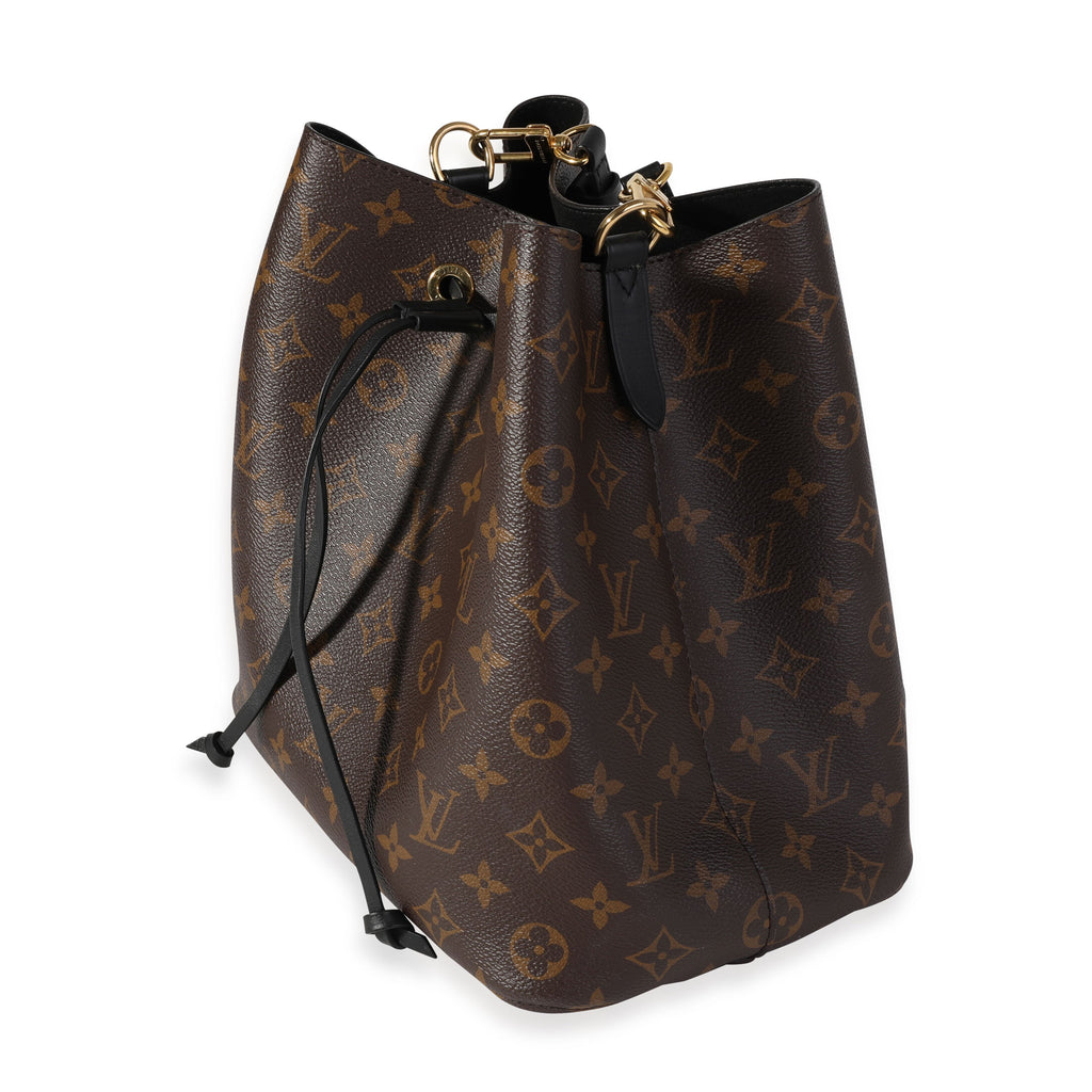 Louis Vuitton Louis Vuitton Monogram Canvas & Black Leather NéoNoé MM