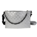 Louis Vuitton Louis Vuitton Silver Damier Glitter & Black Monogram Taurillon Sac In The Loop